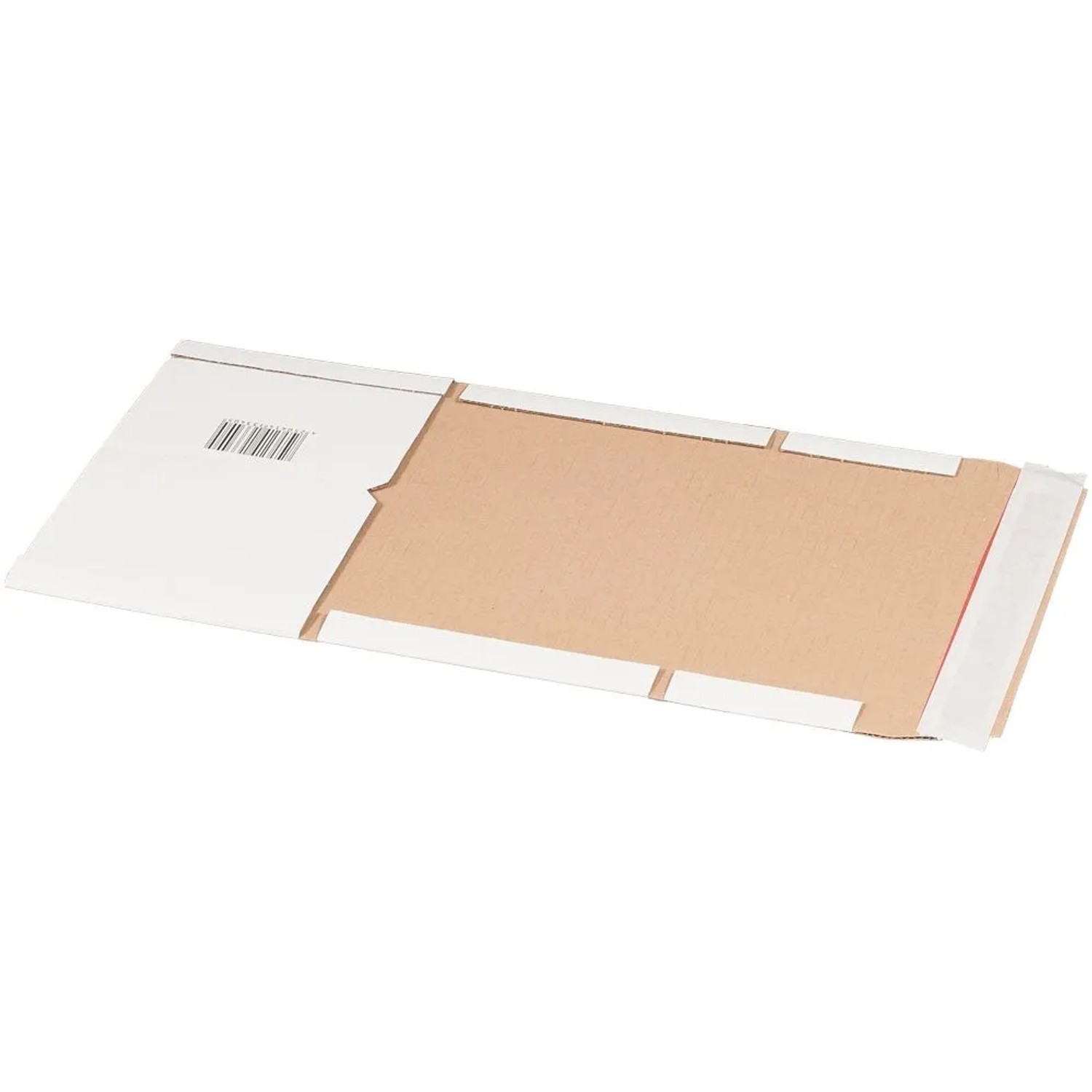 PROREGAL Mega Deal 25x Universalverpackung A4 LxBxH 304x215x77mm mit Selbstklebeverschluss & Aufreißfaden Variable Höhe Portooptimiert Weiß