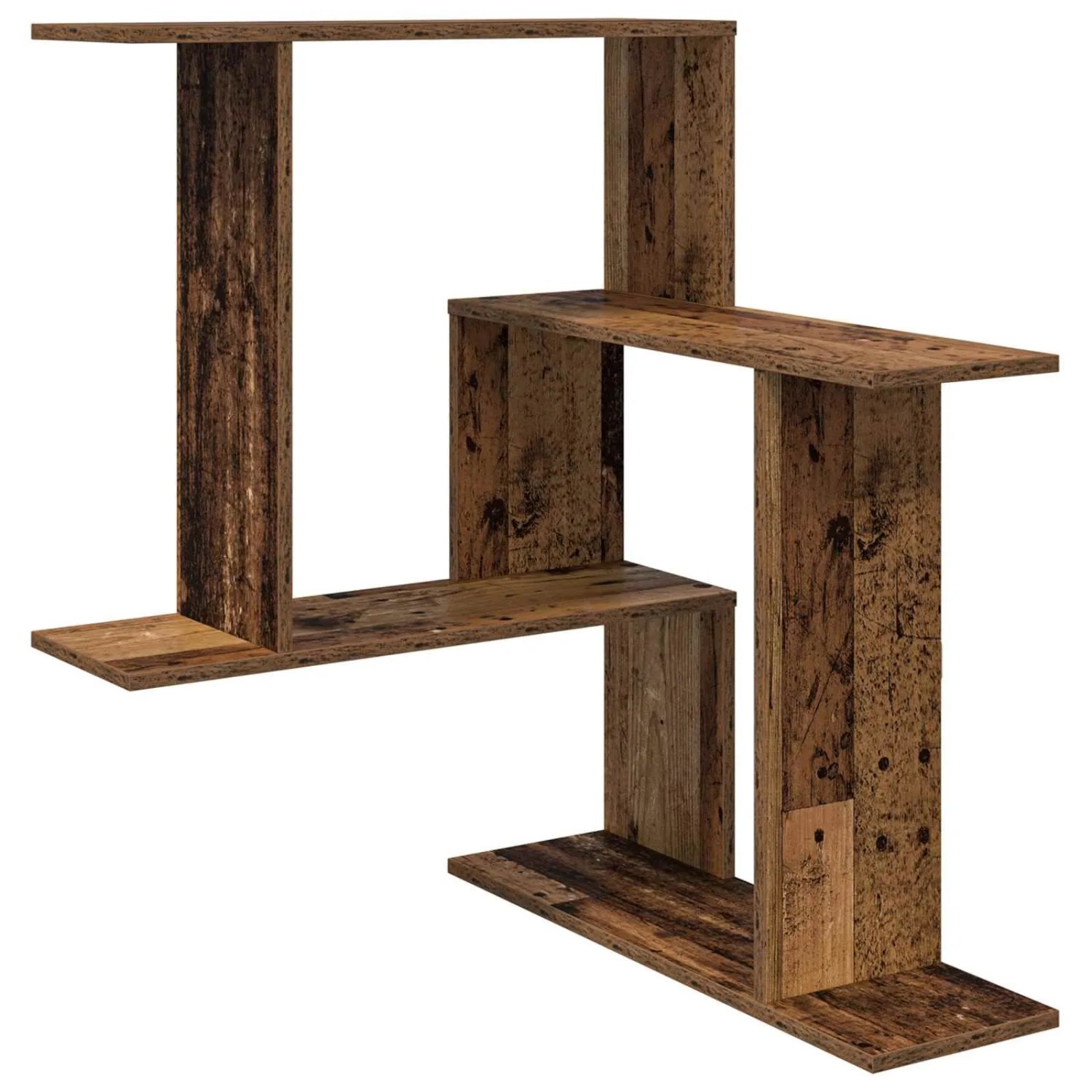 vidaXL Wandregal Altholz 67 x 67 x 87 cm Holzwerkstoff 8012226