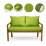 Setgarden Bankkissen Lemon für 2-Sitzer Gartenbank, 100x60 + 2x50x56cm.