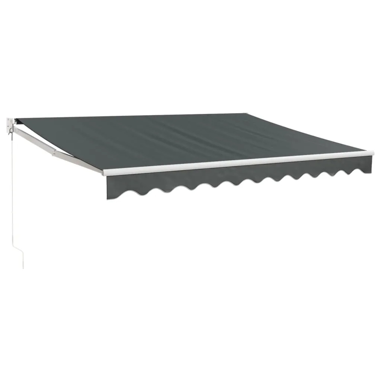 Furnicato Markise Einziehbar Anthrazit 3 5x2 5 M Stoff Und Aluminium