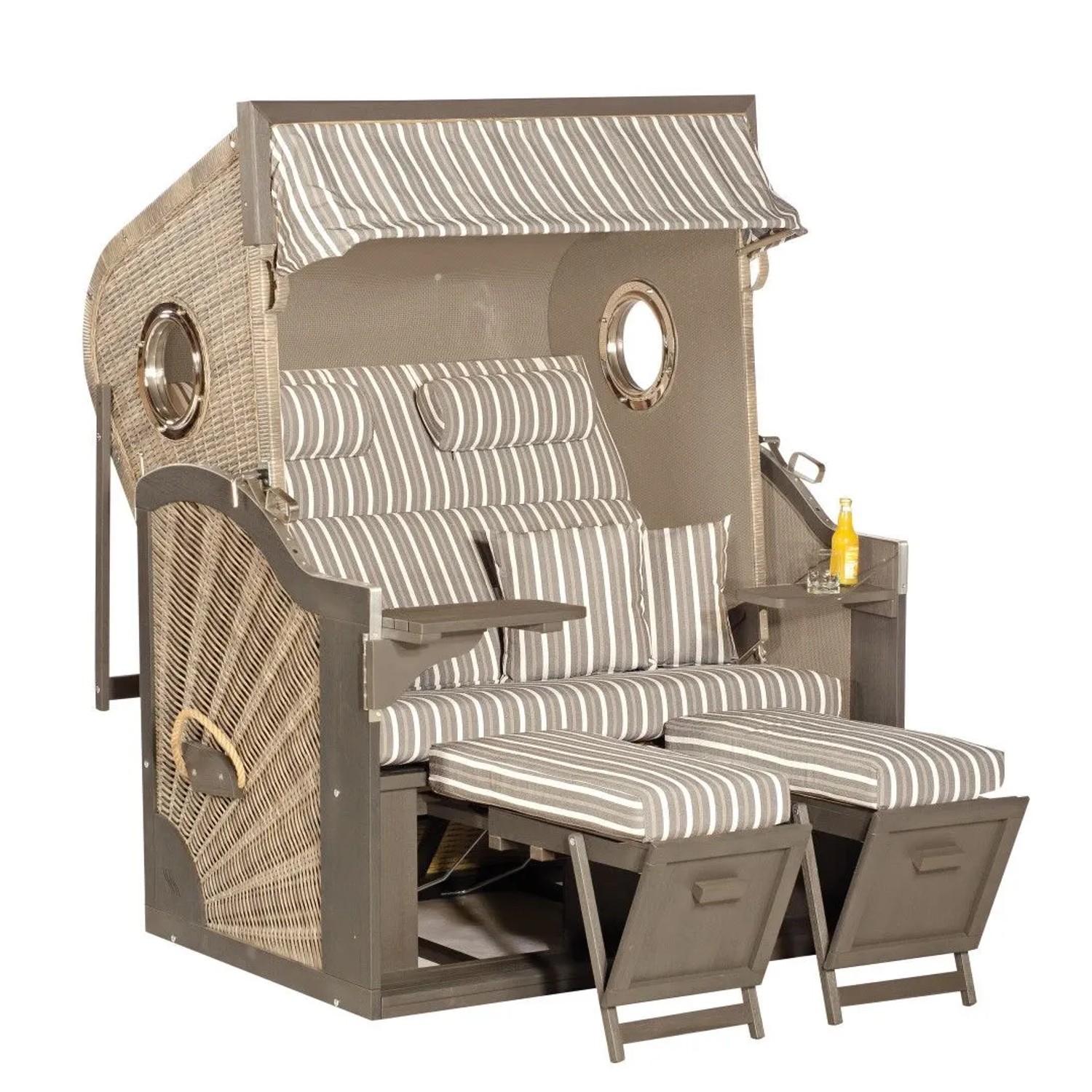 Natur24 Gartenstrandkorb Rustikal 410 Z Special EditionxL 2-Sitzer Spot Gre günstig online kaufen