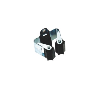 Geräte-Werkzeug-Halter zur Wandmontage mit Haltebacken aus Kunststoff.