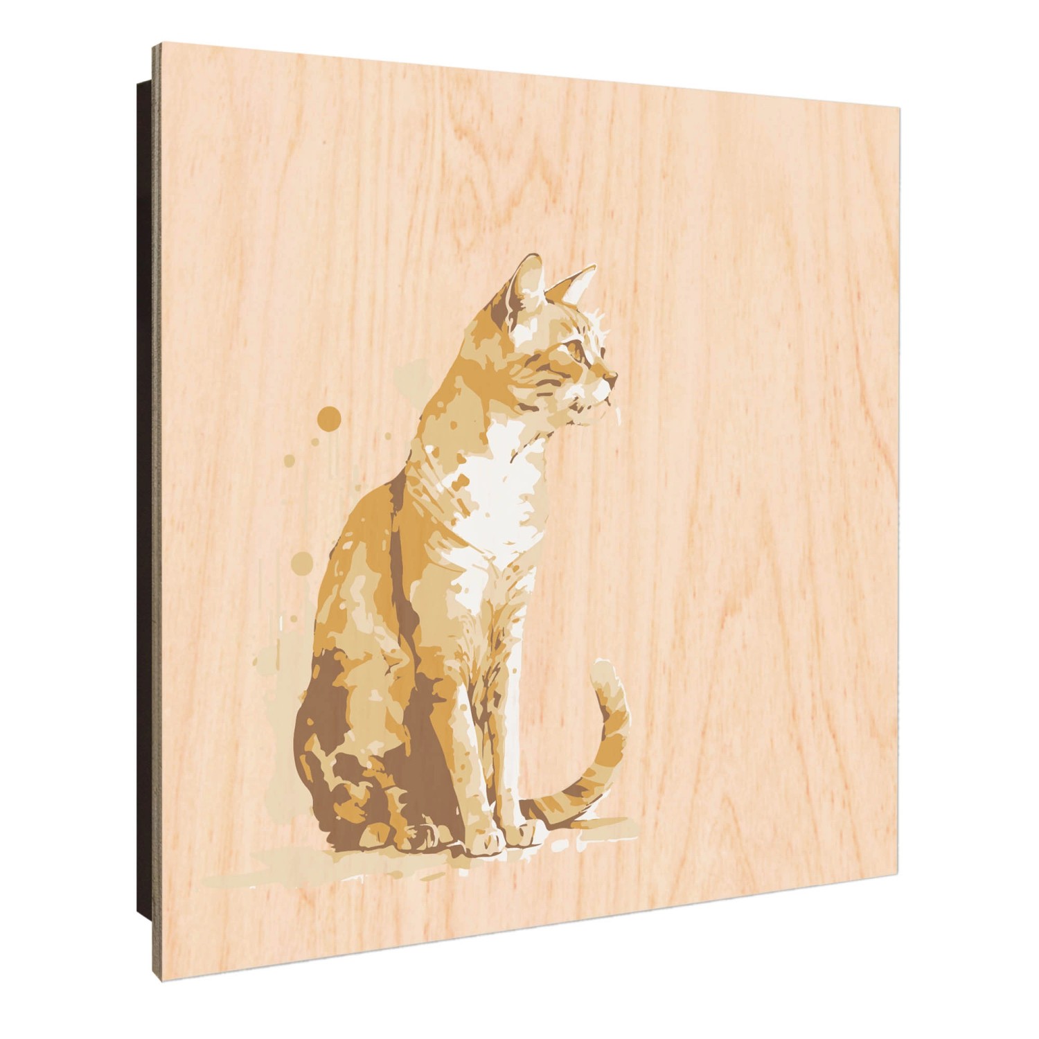 Banjado Großer Schlüsselkasten Holz 30x30cm Schwarz Scharnier Links 50 Hake günstig online kaufen