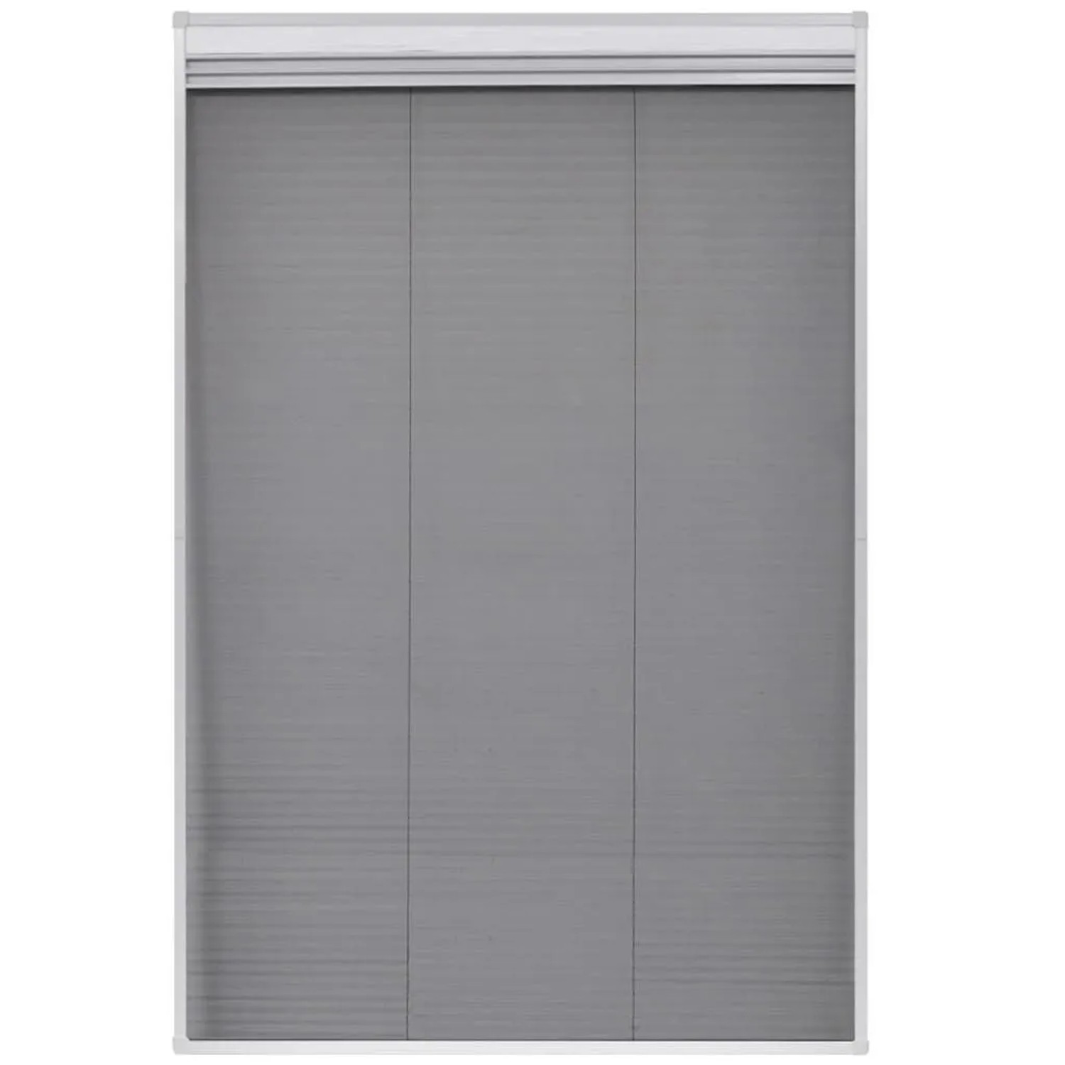 vidaXL Insektenschutz-Plissee für Fenster Jalousie Aluminium 80x120 cm 142617_4