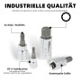 CCLIFE 10tlg Vielzahn Satz Vielzahn Nuss M4 - M18 Bit Set Xzn Innenvielzahn S2 Legierungsstahl Stecknuss Bitsatz_3