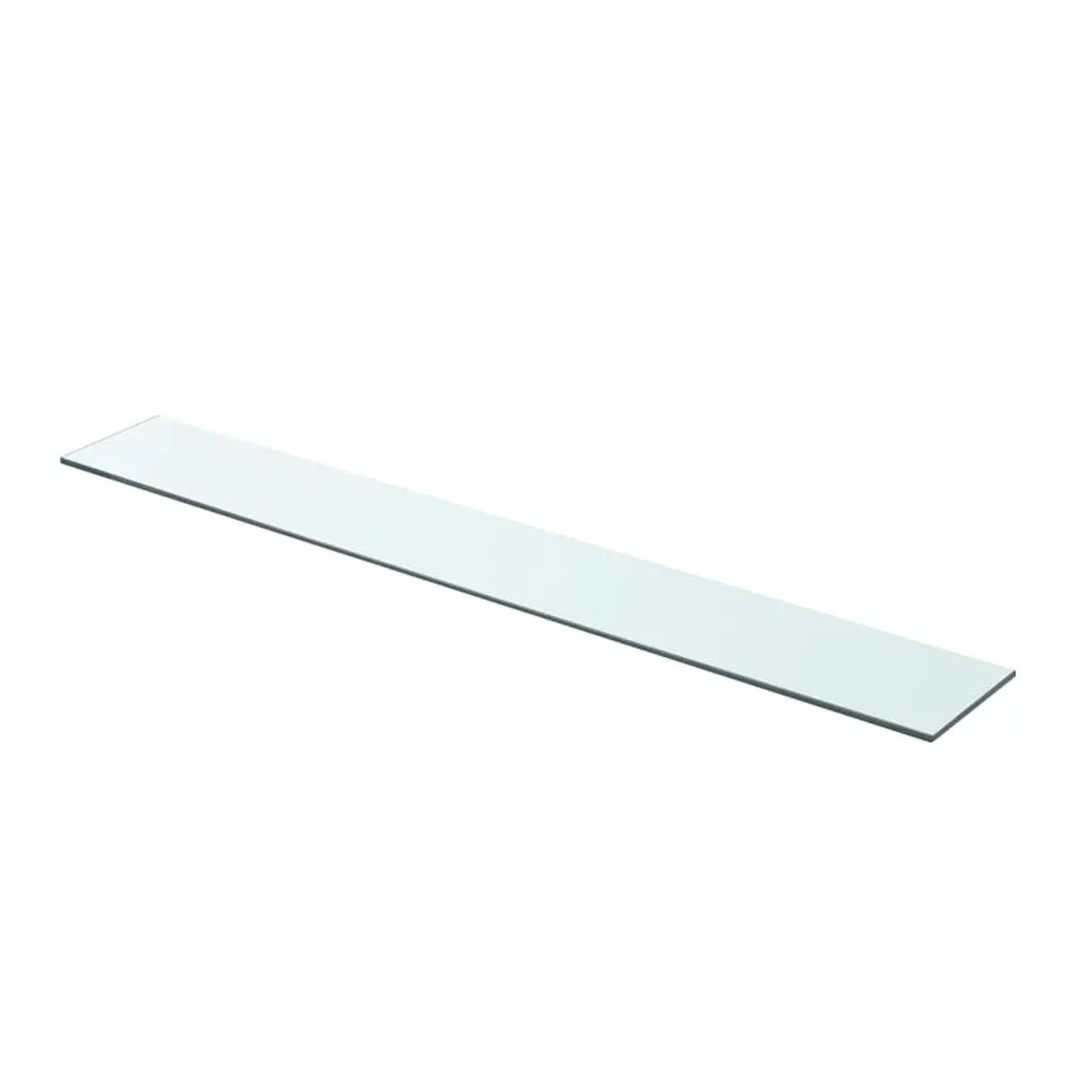 vidaXL Regalboden Glas Transparent 90x12 cm 243837