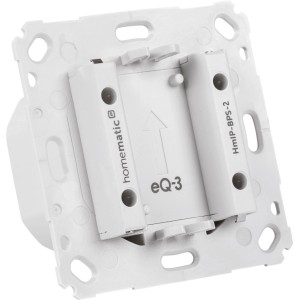 Homematic IP Netzteil für Markenschalter, weiß, mit Montageclips für 55er-Gehäuse. Für Smart Home Automation.
