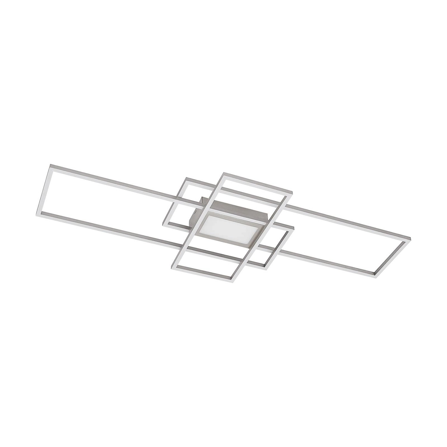 Lindby LED Deckenleuchte Caitilin 9626983 Dimmbar mit Leselampe Modern in A günstig online kaufen