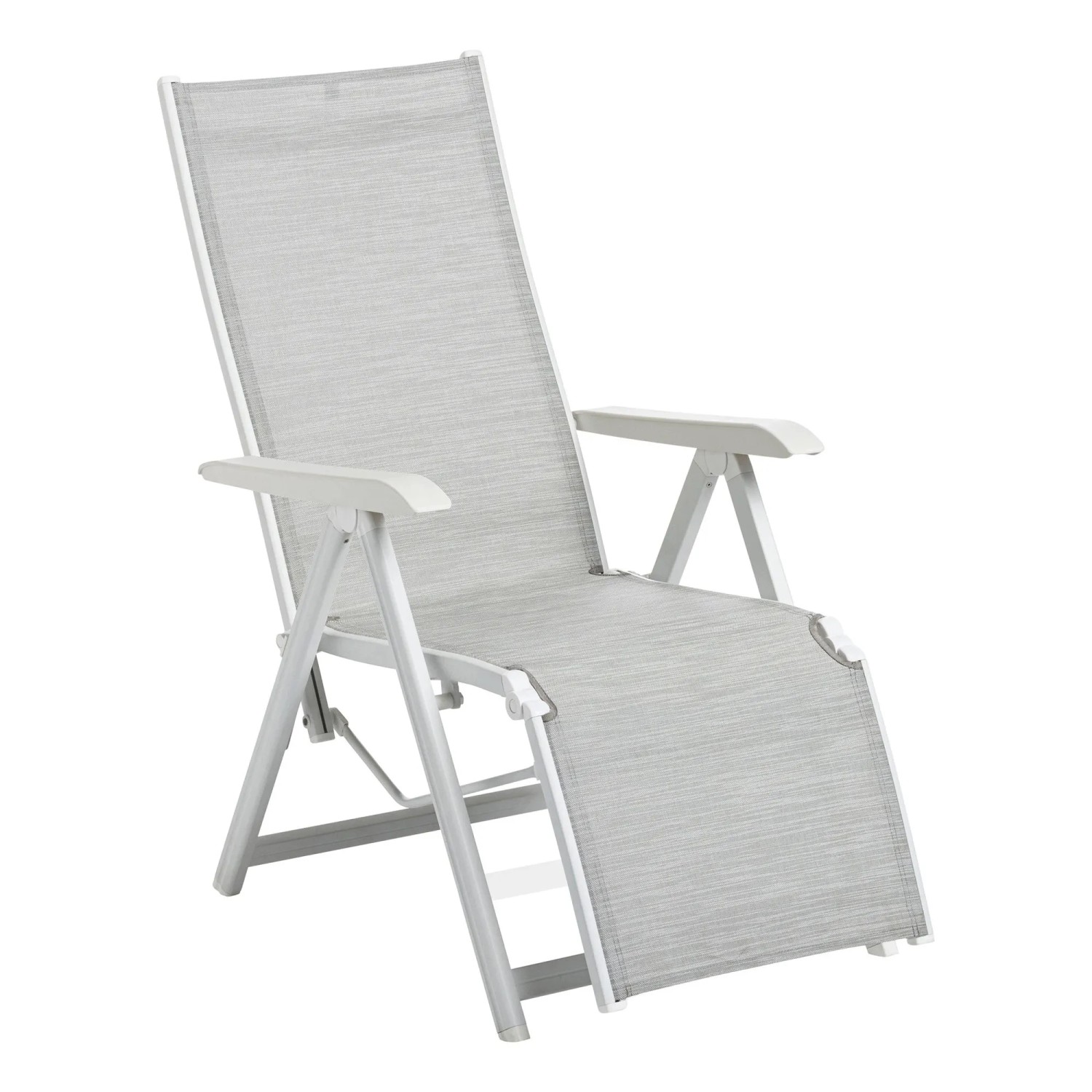 Kettler Relaxsessel Basic Plus Weiß-Hellgrau