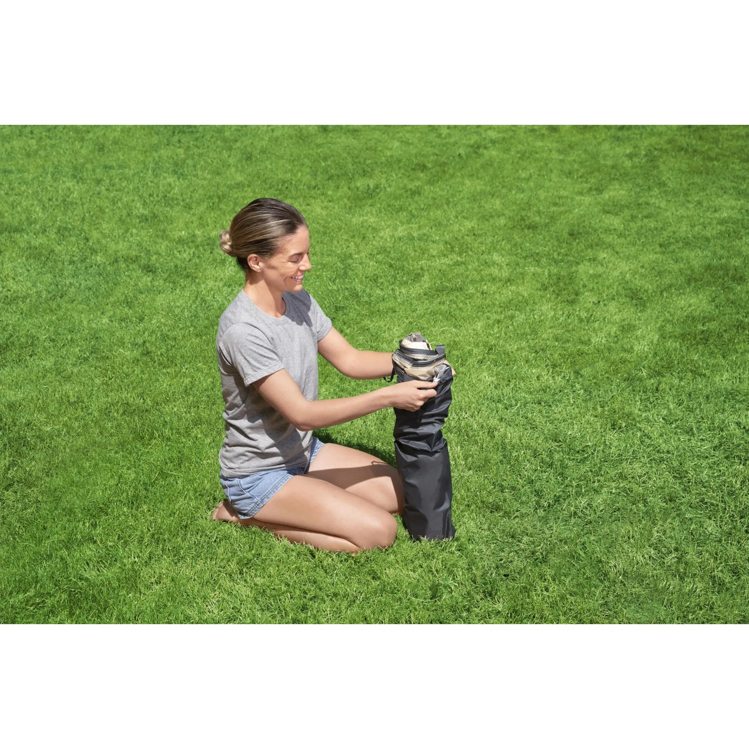 Bestway LAY-Z-SPA Sonnenschutzdach im Packsack, Zubehör für Whirlpool Abdeckung.