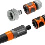 Gardena Reinigungs-Set: Spritze, Hahn-, Schlauchverbinder & Wasserstopp für Gartenschläuche.