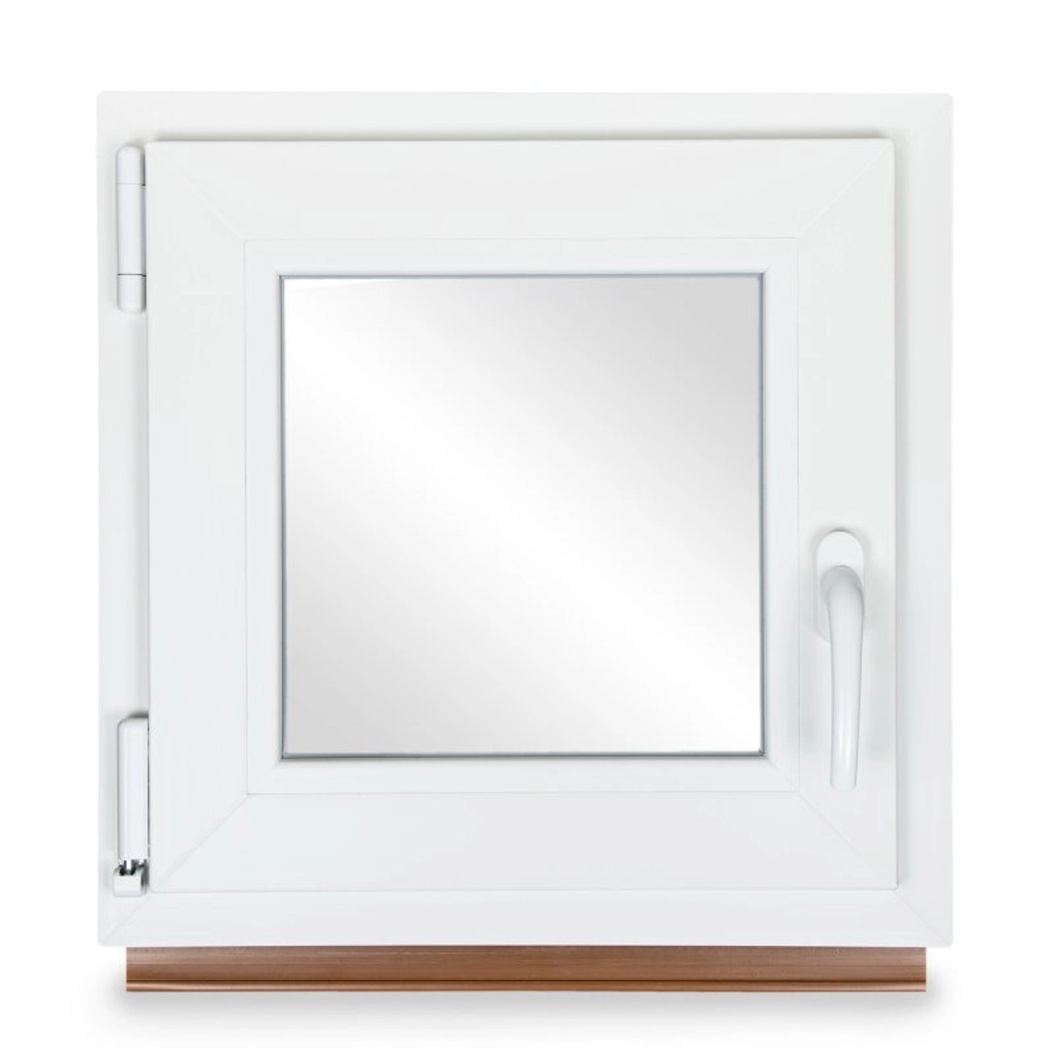 Neruli Kellerfenster Kunststoff Weiß Dreh-Kipp 70x70 cm BxH DIN Links 2 -Fa günstig online kaufen