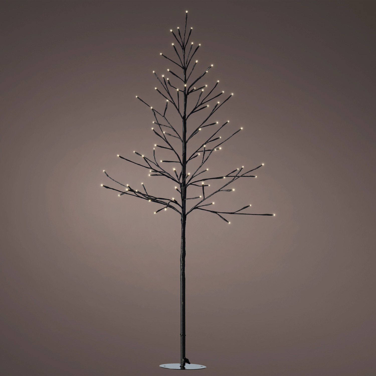 Lumineo LED-Baum 120 cm Schwarz