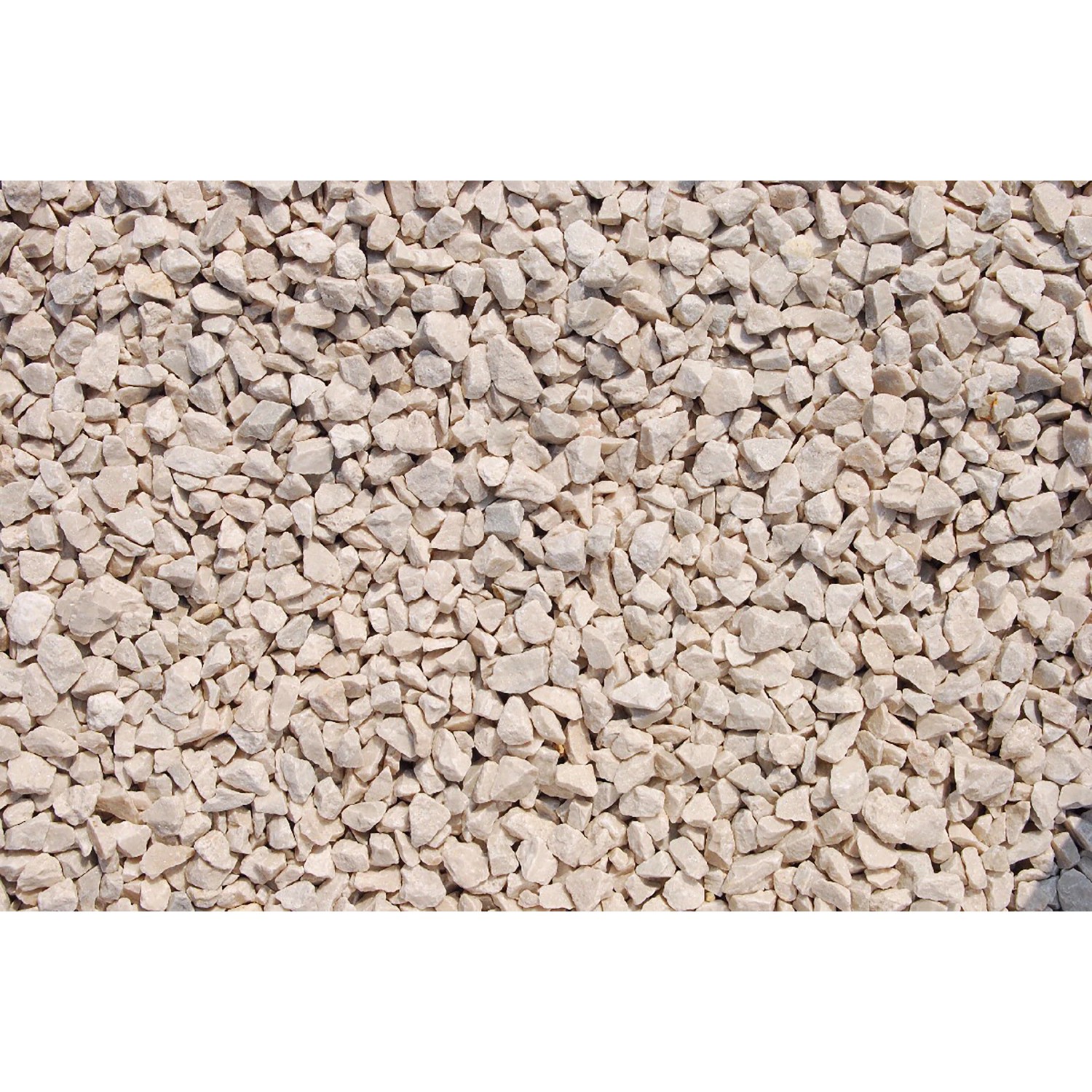 Marmorsplitt Chateau-Beige 8 - 12 mm 25 kg PE-Sack