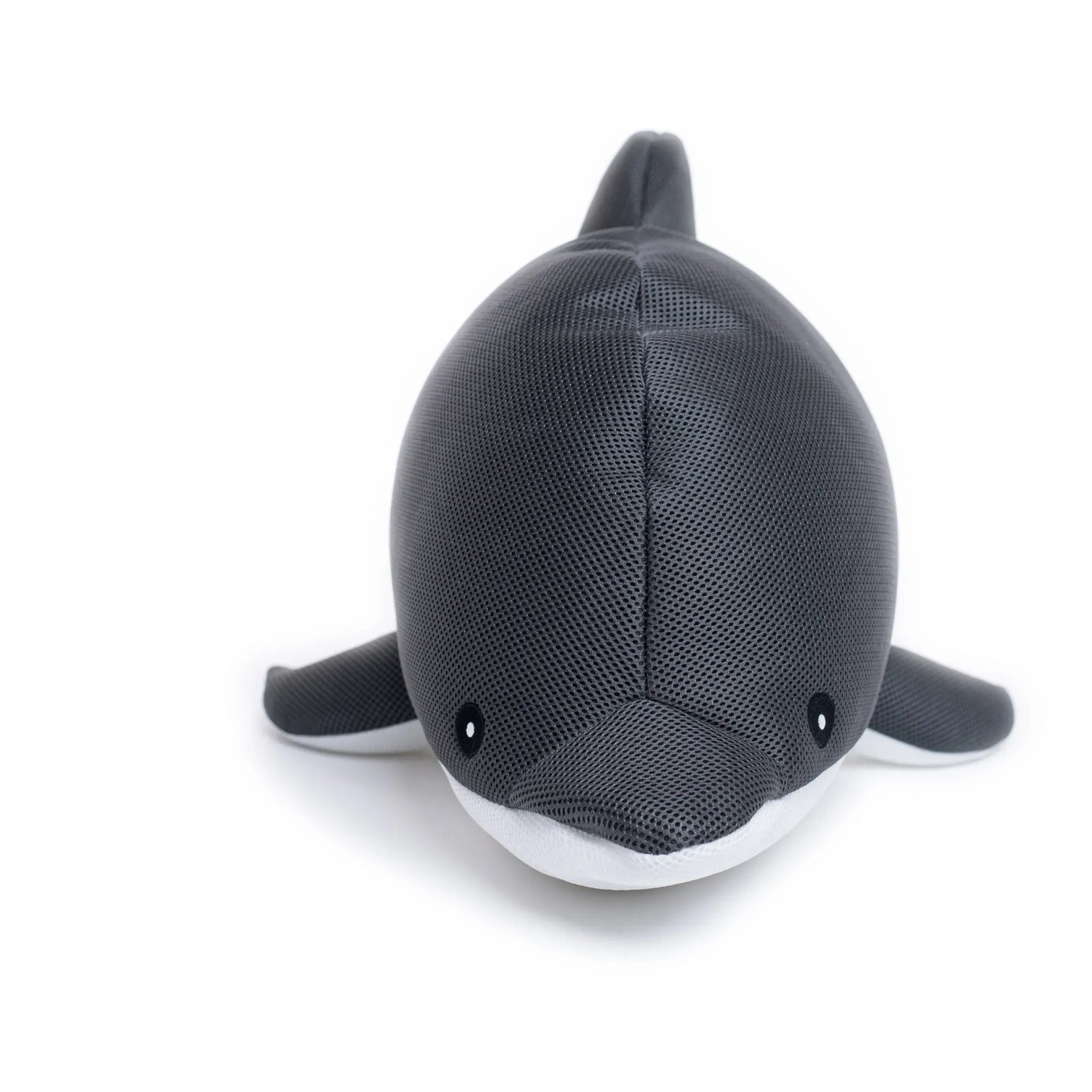 Westmann Pool Buddy Delfin, grau-weiß, als Schwimmtier oder Sitzsack für Spiel & Spaß im Garten.