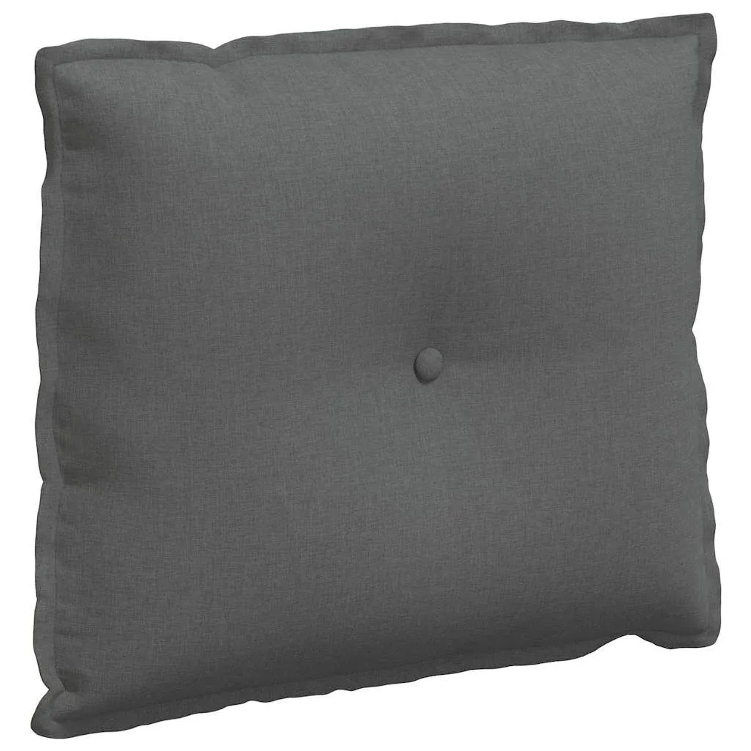 vidaXL Rückenkissen Dunkelgrau 60 x 19 x 50 cm Stoff 42014659