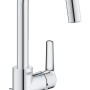 Grohe QuickFix Waschtischarmatur Start L-Size mit Zugstangen-Ablaufgarnitur, Chrom.