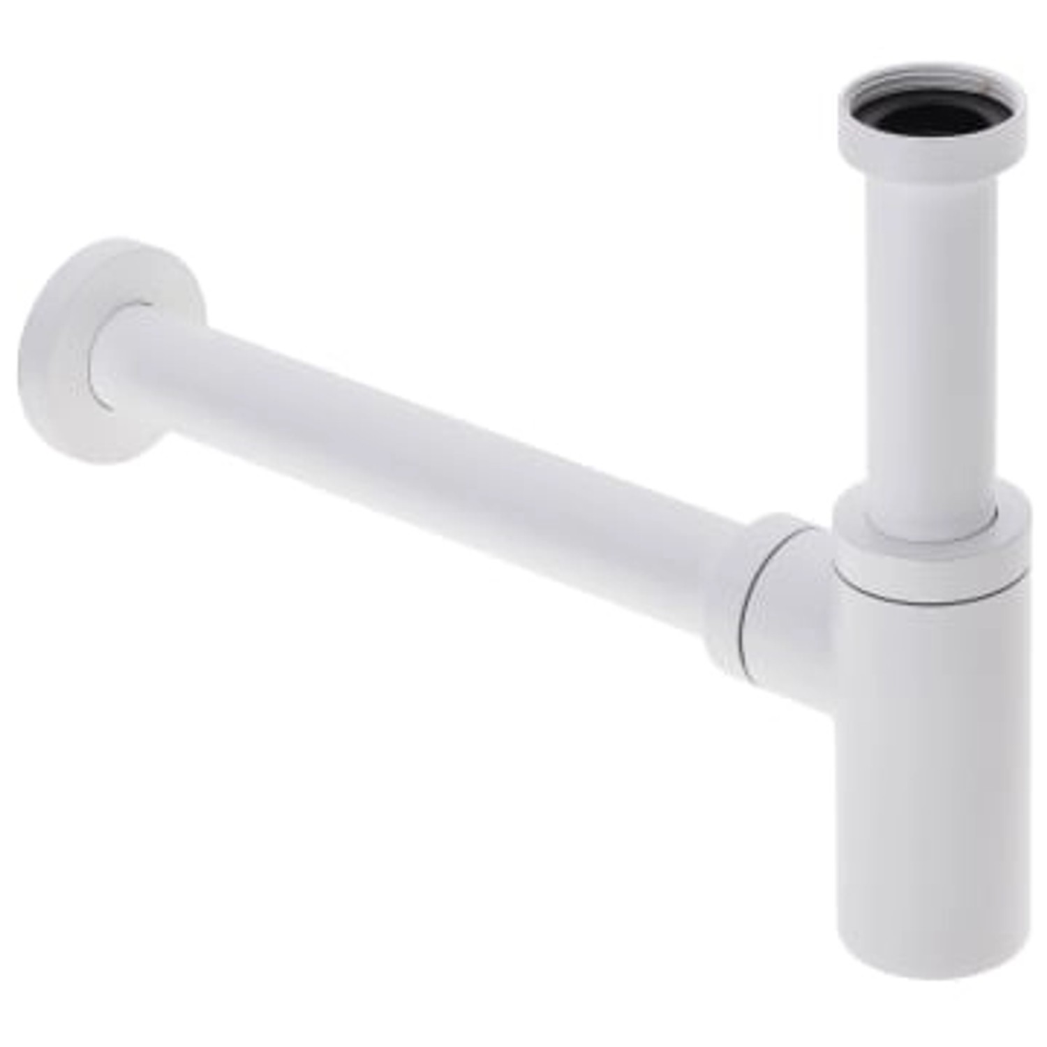 Kronenbach Design-Siphon rund Lima 2.0 White Universalanschluss 1 1/4 Zoll günstig online kaufen