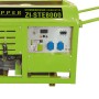 Zipper Stromerzeuger Benzin 8 kW ZI-STE8000 mit Fahrwerk und E-Start.