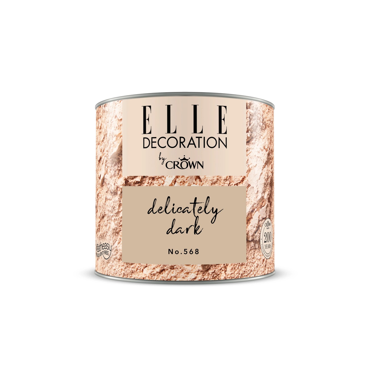 ELLE DECORATION by Crown Wandfarbe Delicately Dark No. 568 matt 