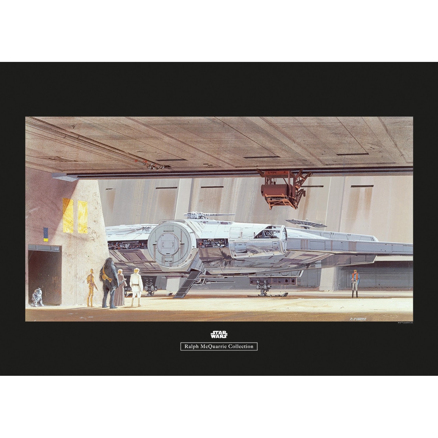 Komar Wandbild Star Wars Hangar 70 x 50 cm