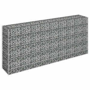 vidaXL Gabionen-Hochbeet Verzinkter Stahl 180x30x90 cm 145635