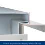 Detailaufnahme: Verzinktes ZK-Türelement mit Eckzarge, 750x1875x55 mm, DIN Rechts.