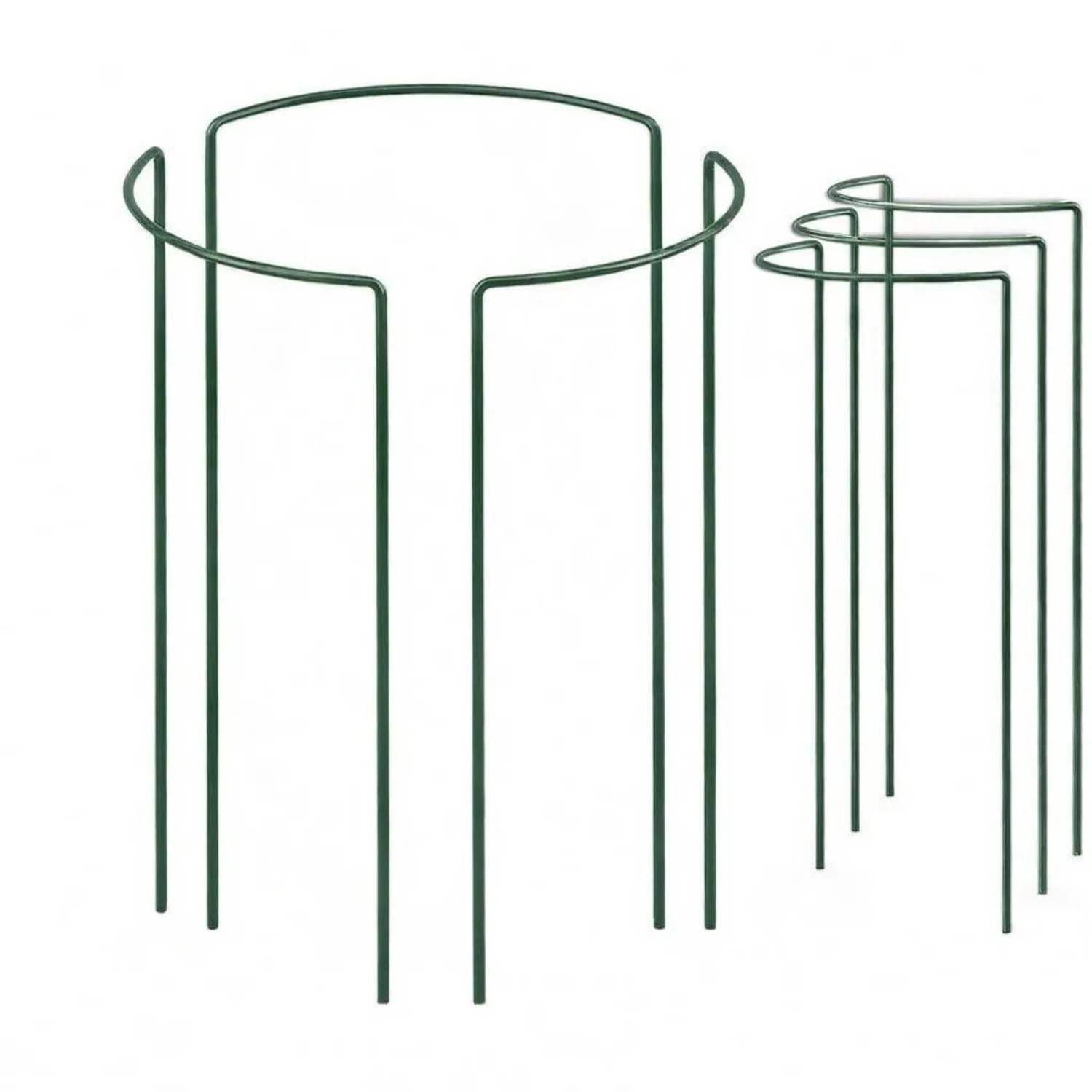 TTL GARDEN Strauchstütze 140x40cm 3er Set Pflanzenhalter Für Sträucher Stauden Rosen Rankhilfe Aus Metall