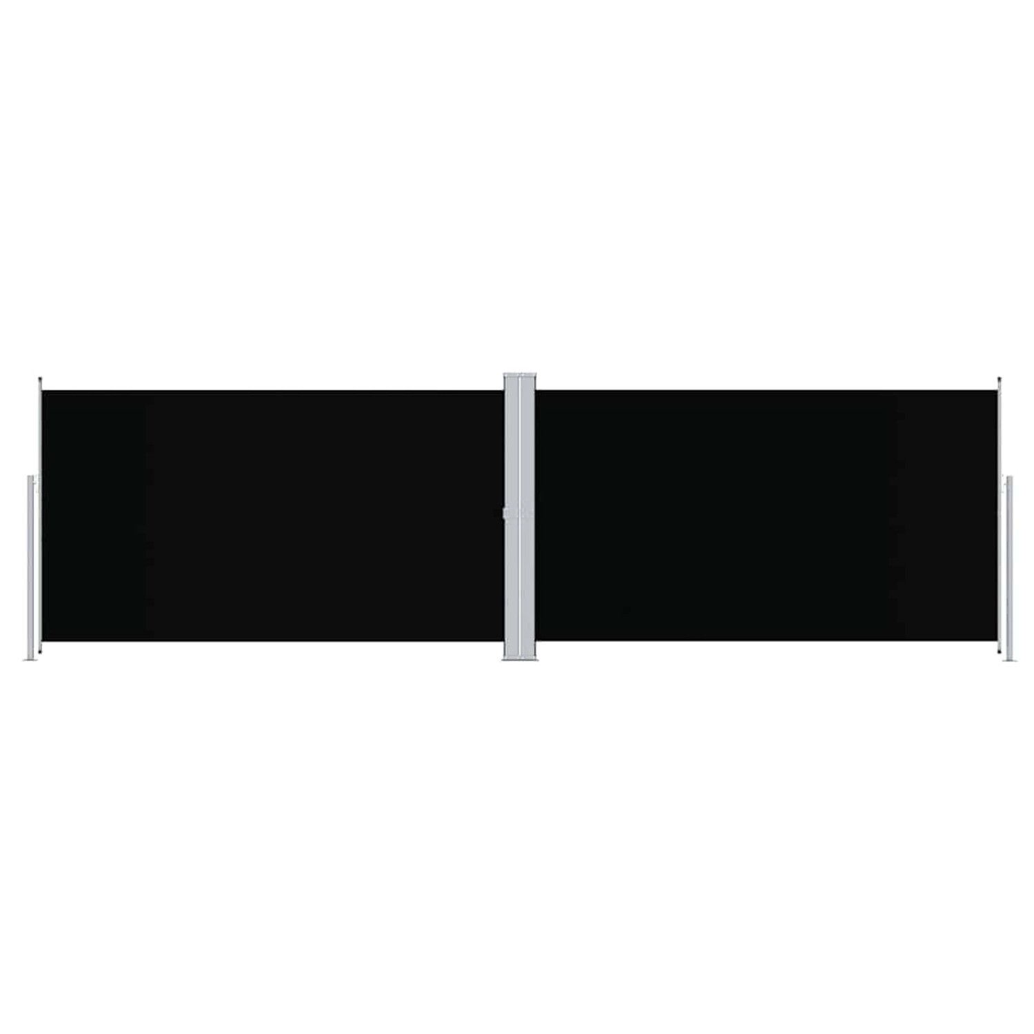 furnicato Seitenmarkise Ausziehbar Schwarz 180x600 cm günstig online kaufen