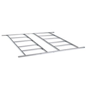 Floraworld Fundament für Gerätehaus mit Pultdach Größe 4 Verzinkt