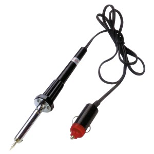 Blanko Lötkolben mit 12V Kfz-Anschluss, 30 Watt. Mobiles Lötgerät für unterwegs.