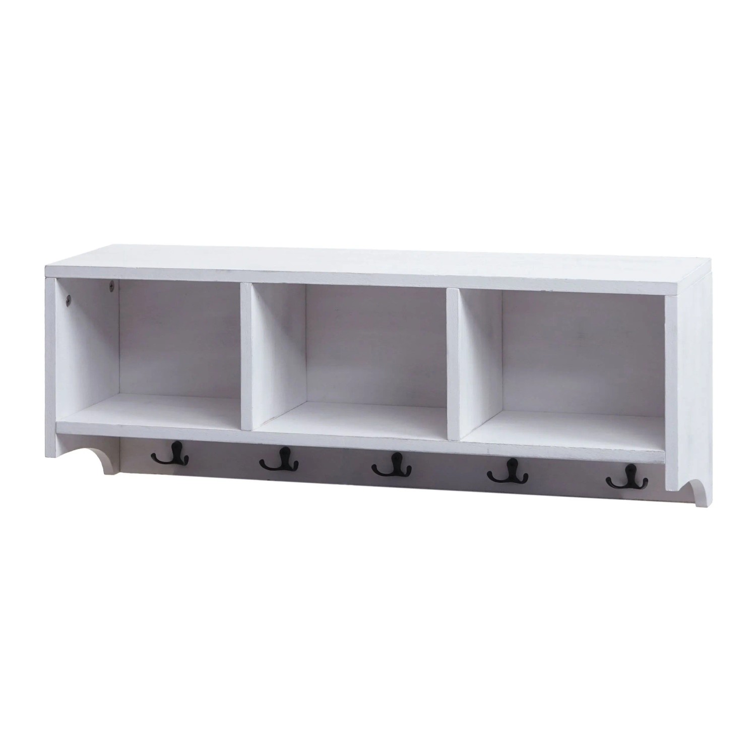 MCW Wandregal K49 Weiß Shabby
