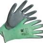 LUX Tankhandschuhe Größe 10, Arbeitshandschuhe mit Nitrilbeschichtung, grün/grau.