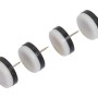 Kunststoffgleiter Ø 30 mm mit Stift, 4er-Set für Möbel und Oberflächenschutz.