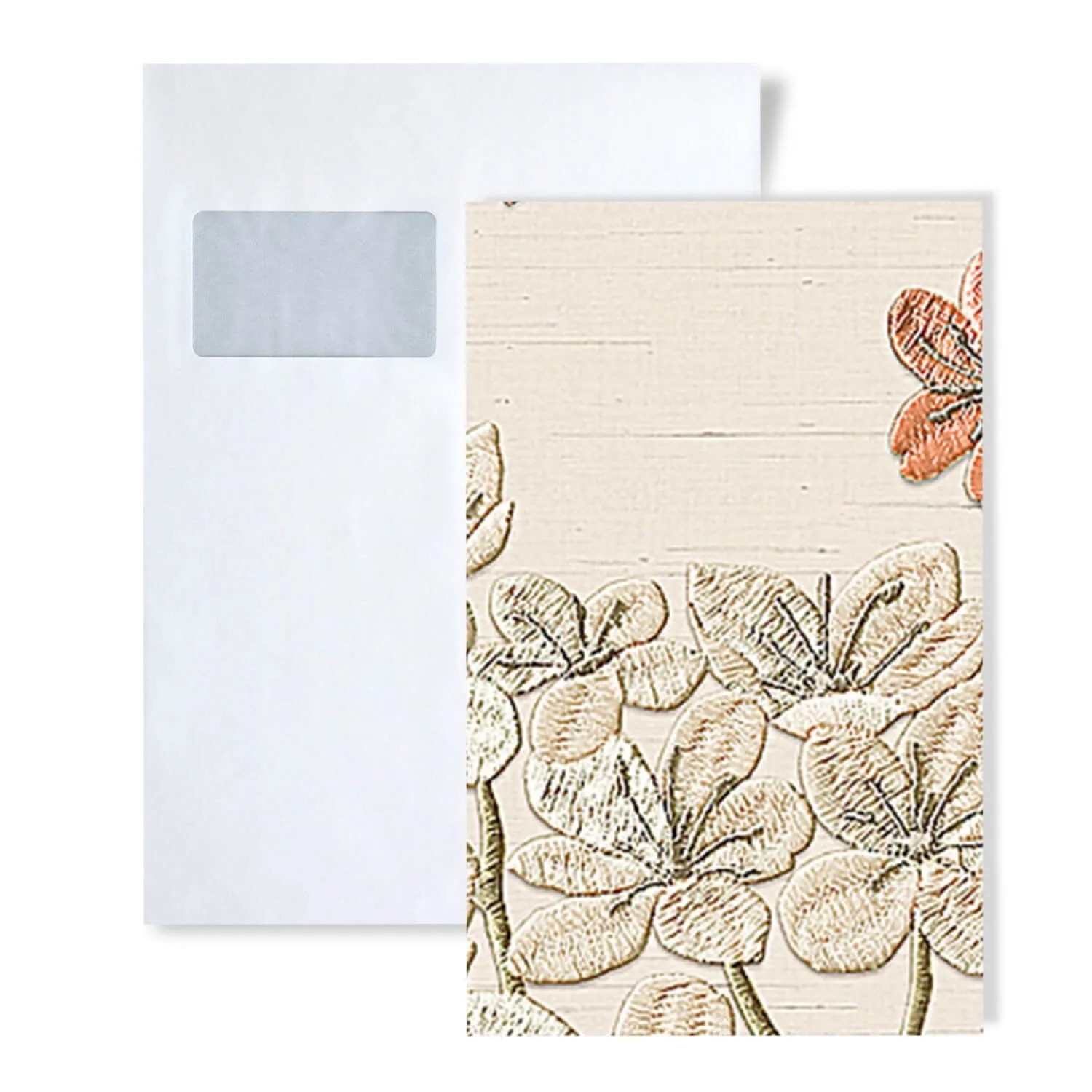 PROFHOME 1 Musterstück S-GR322202-DI DIN A4 MUSTER der Floralen Tapete