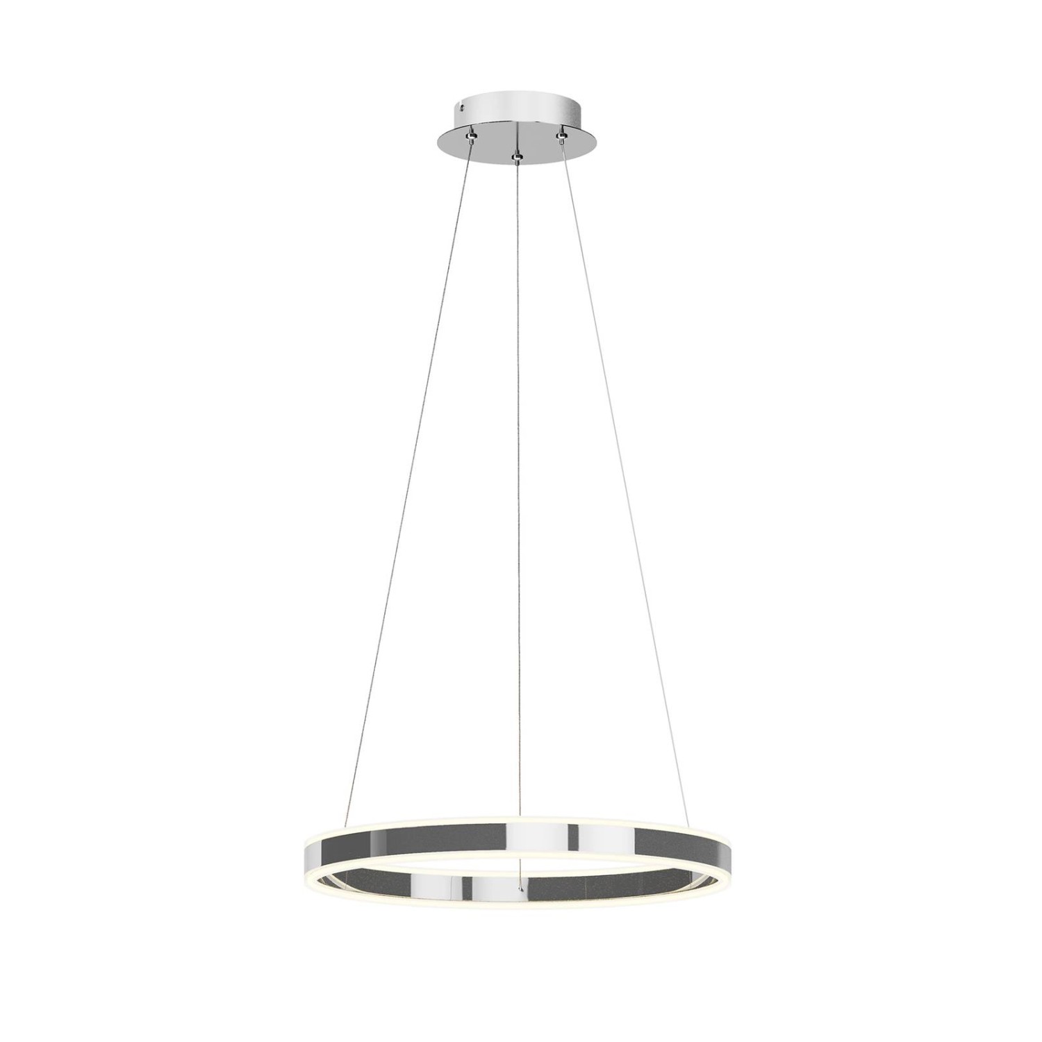 Lucande LED Lyani 9621975 Dimmbar Modern in Chrom aus Metall 1-flammig Wohn günstig online kaufen