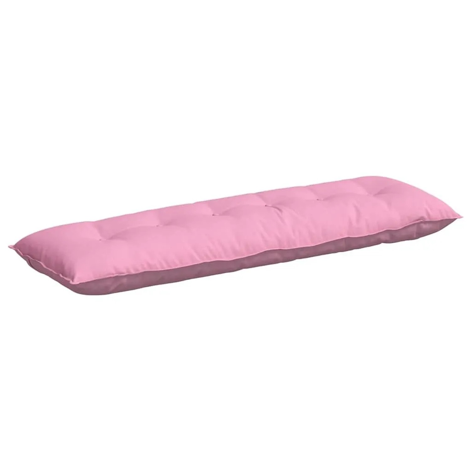 vidaXL Rückenkissen Rosa 160 x 19 x 50 cm Stoff 42014888