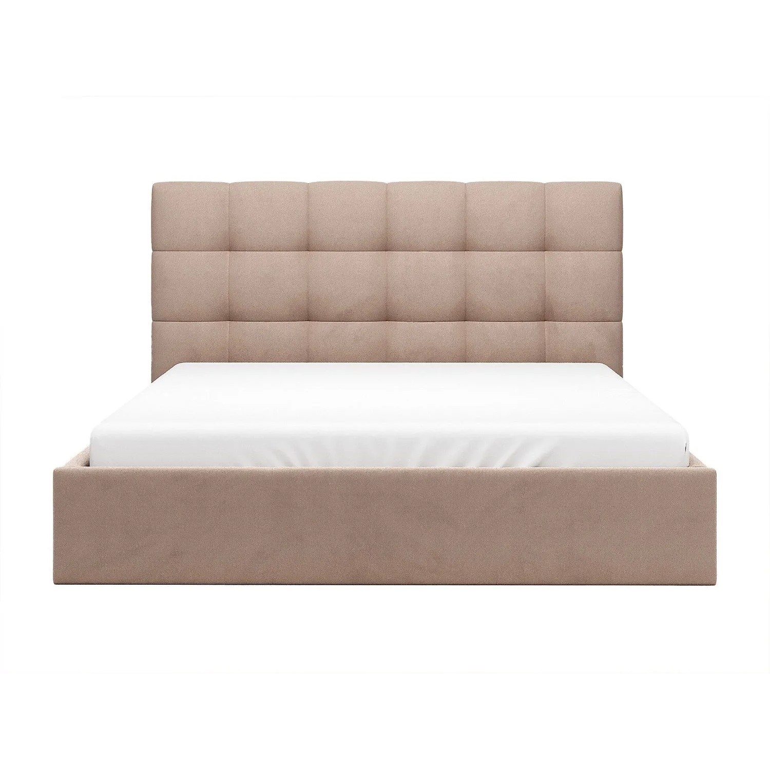Vente-unique Bett Mit Bettkasten Mirdal Beige 210 cm