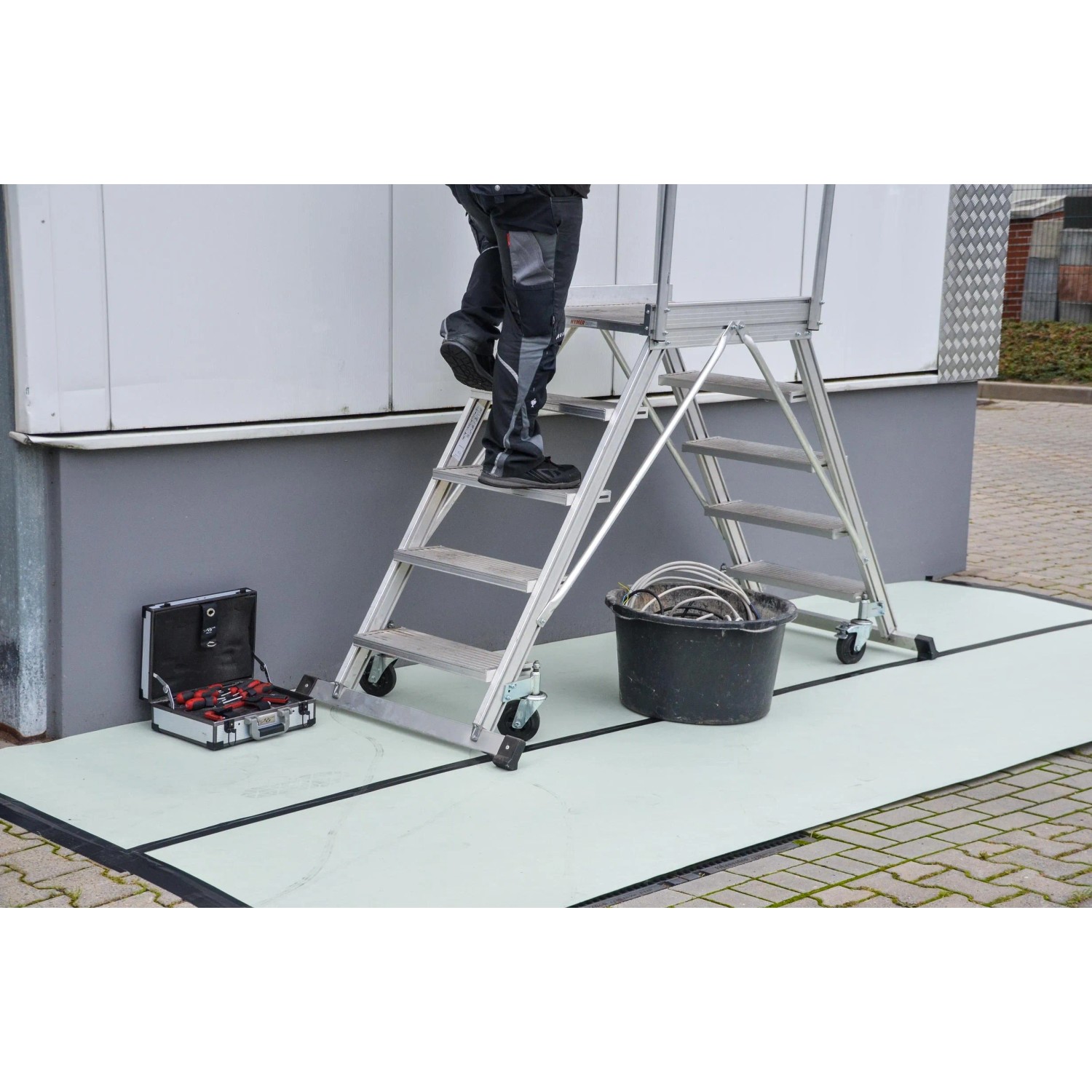 Scorprotect Abdeckvlies Malerabdeckvlies Robust Extra Stark Reißfest 280 G M² Rolle 0,9 M X 27,8 M  25 M²_5