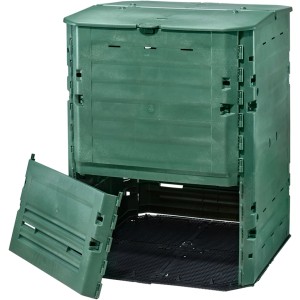 Garantia Bodengitter für Thermo/Eco-King 400 l Komposter, schwarz, schützt vor Nagetieren.