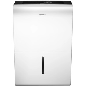 Comfee Luftentfeuchter MDDP-30DEN7, weiß, mit LED-Display und Wasserstandsanzeige.