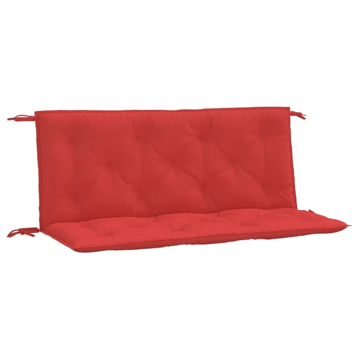 vidaXL Gartenbank-Auflagen 2 Stk Rot 120x50x7 cm Oxford-Gewebe 361684 günstig online kaufen
