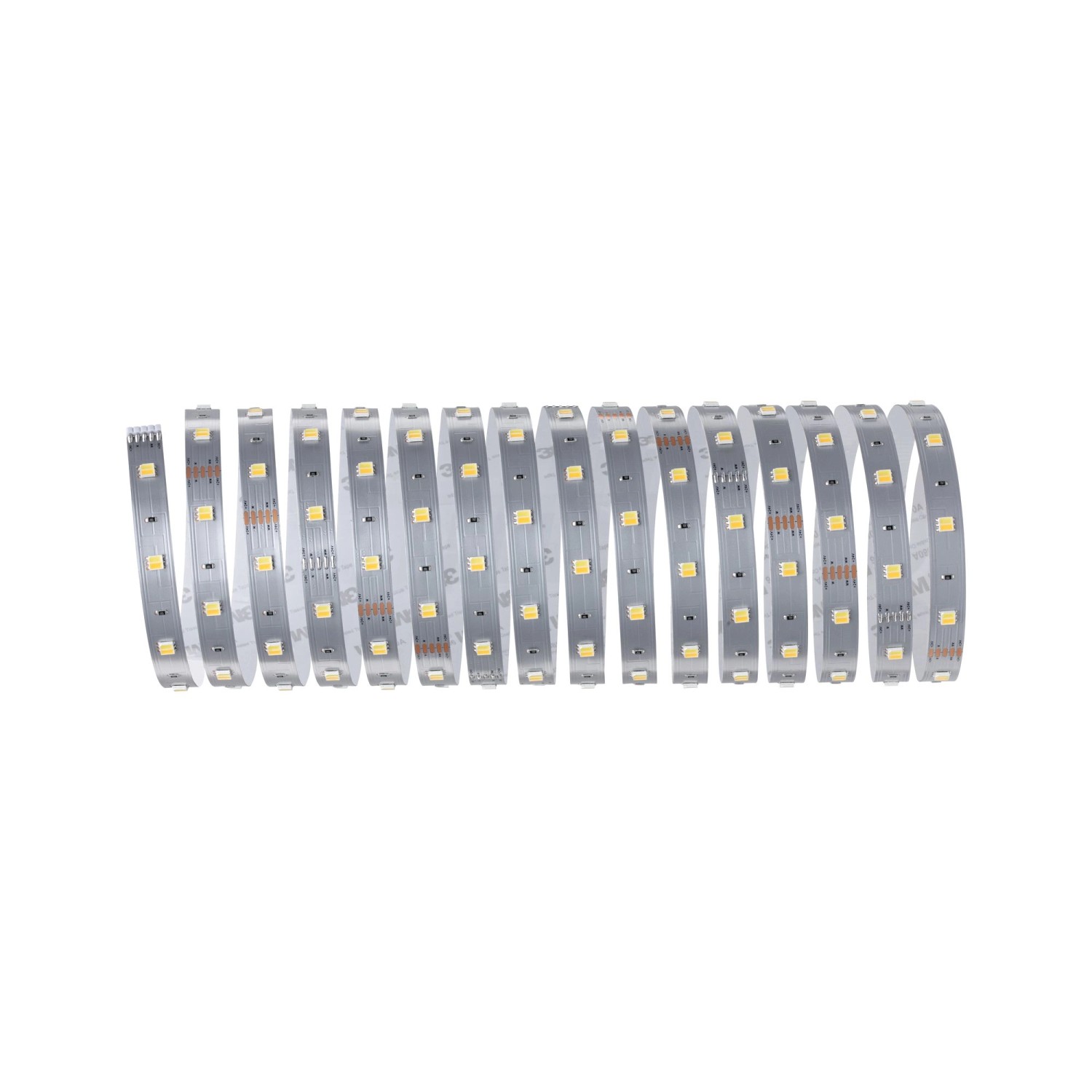 Flexibler Paulmann MaxLED 250 LED-Streifen, 5 m, Tunable White, IP20, silber.