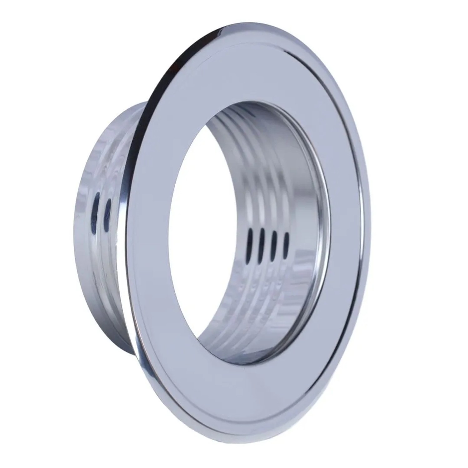 Subtiel Edelstahl Wandrosette für Lüftungsrohr Ø 250 mm