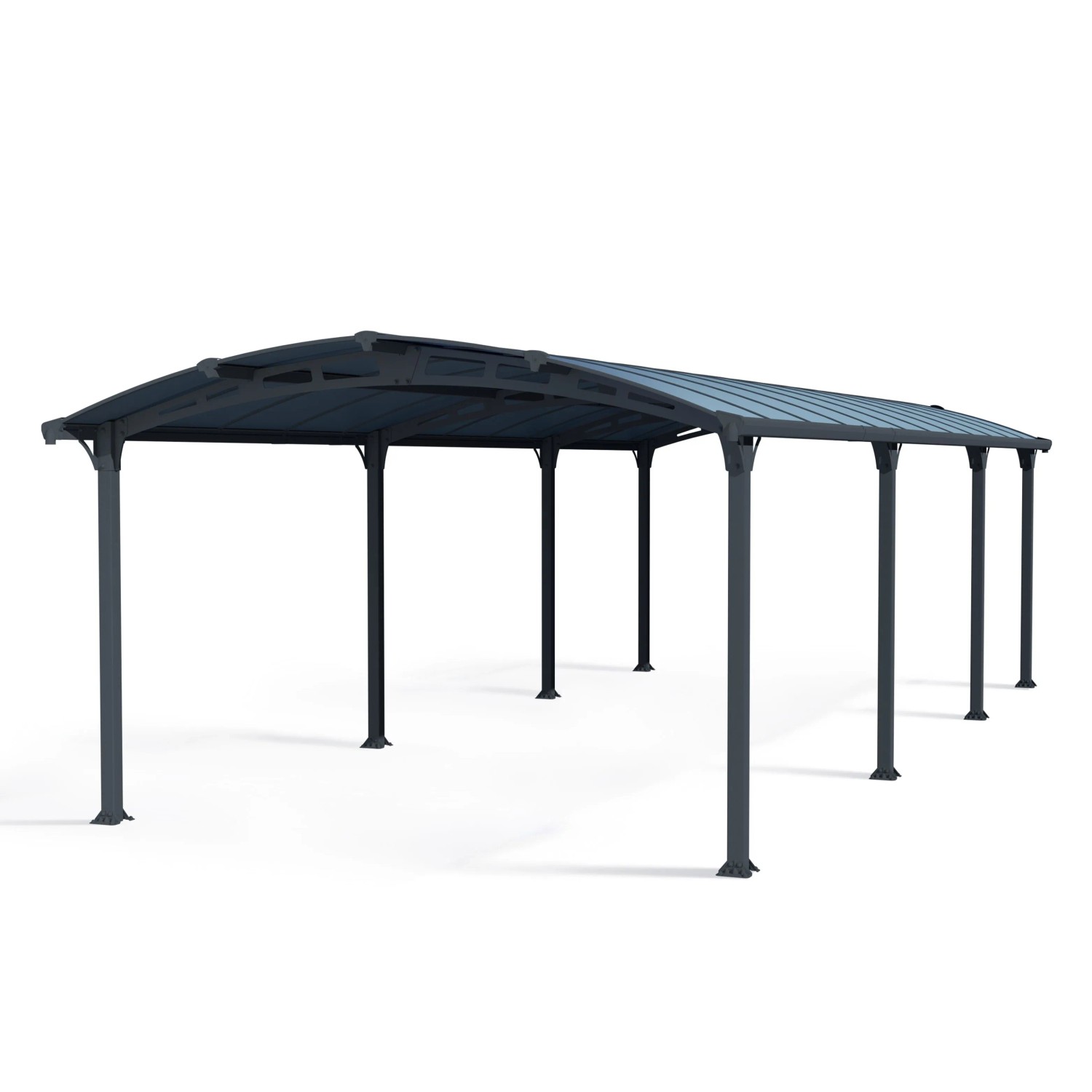 Canopia Carport Arcadia 8500 Anthrazit 360 cm x 860 cm