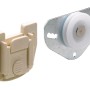 Hettich SlideLine 12 Montagesatz für Schiebetür bis 25kg, Stahl/Kunststoff