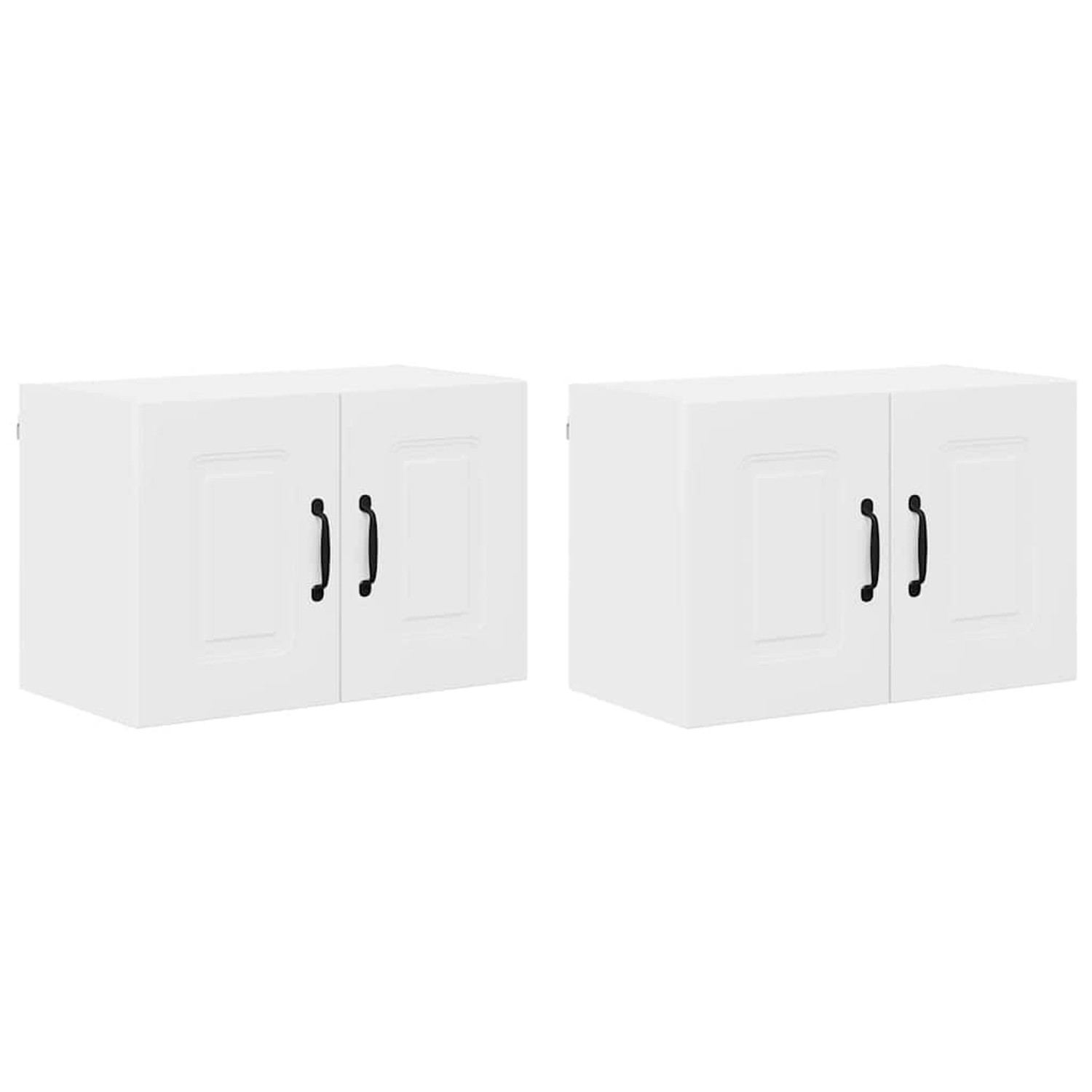 vidaXL Küchenwandschrank 2 Stk Weiß 60 x 31 x 40 cm Holzwerkstoff 884555 günstig online kaufen