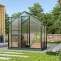 Vitavia Gewächshaus Venus 2500 HKP, 6 mm, Smaragd Vorzugsset im Garten.