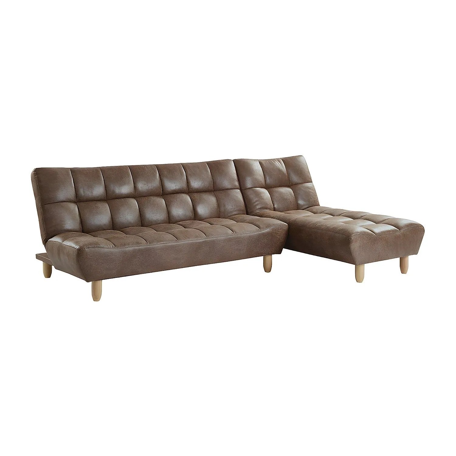 Vente-unique Schlafsofa Esteban Braun 84 cm  182 cm