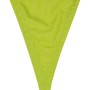 Limegrünes Perel Viereck-Sonnensegel, 500x500 cm, mit D-Ring zur Befestigung.